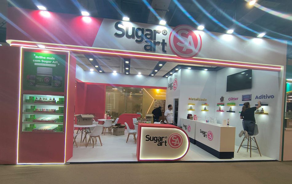 Montagem de estande - Sugar Art - Celebra Show