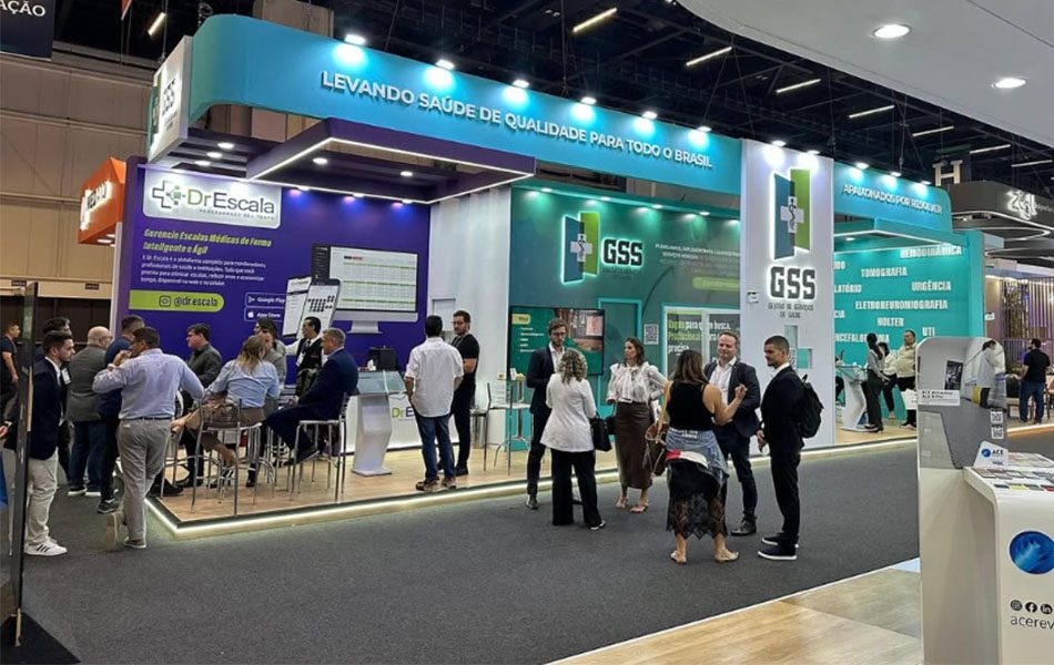 stand para feira hospitalar - GSS